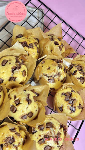 Muffins  pépites de chocolat