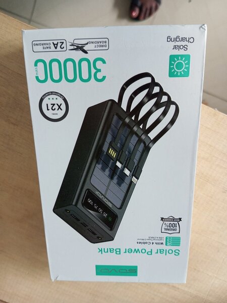 Chargeur Solaire 30000mAh