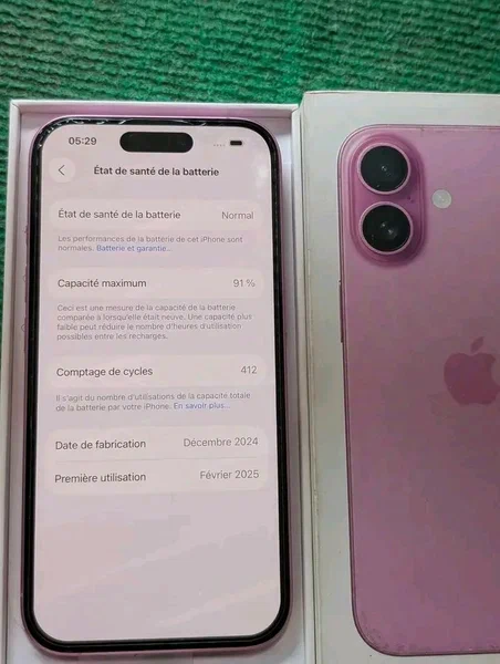 Smartphone iPhone 16rose