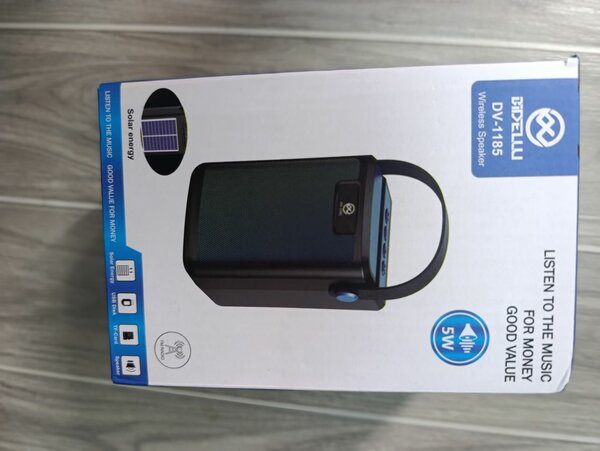 Enceinte Bluetooth solaire portable