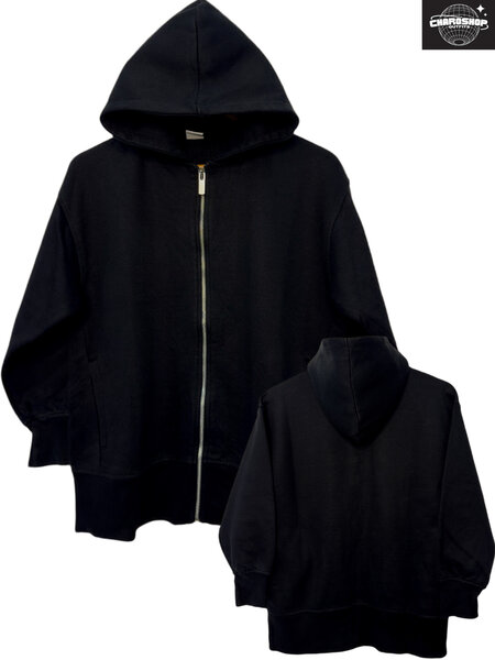 Sweat à capuche zippé noir