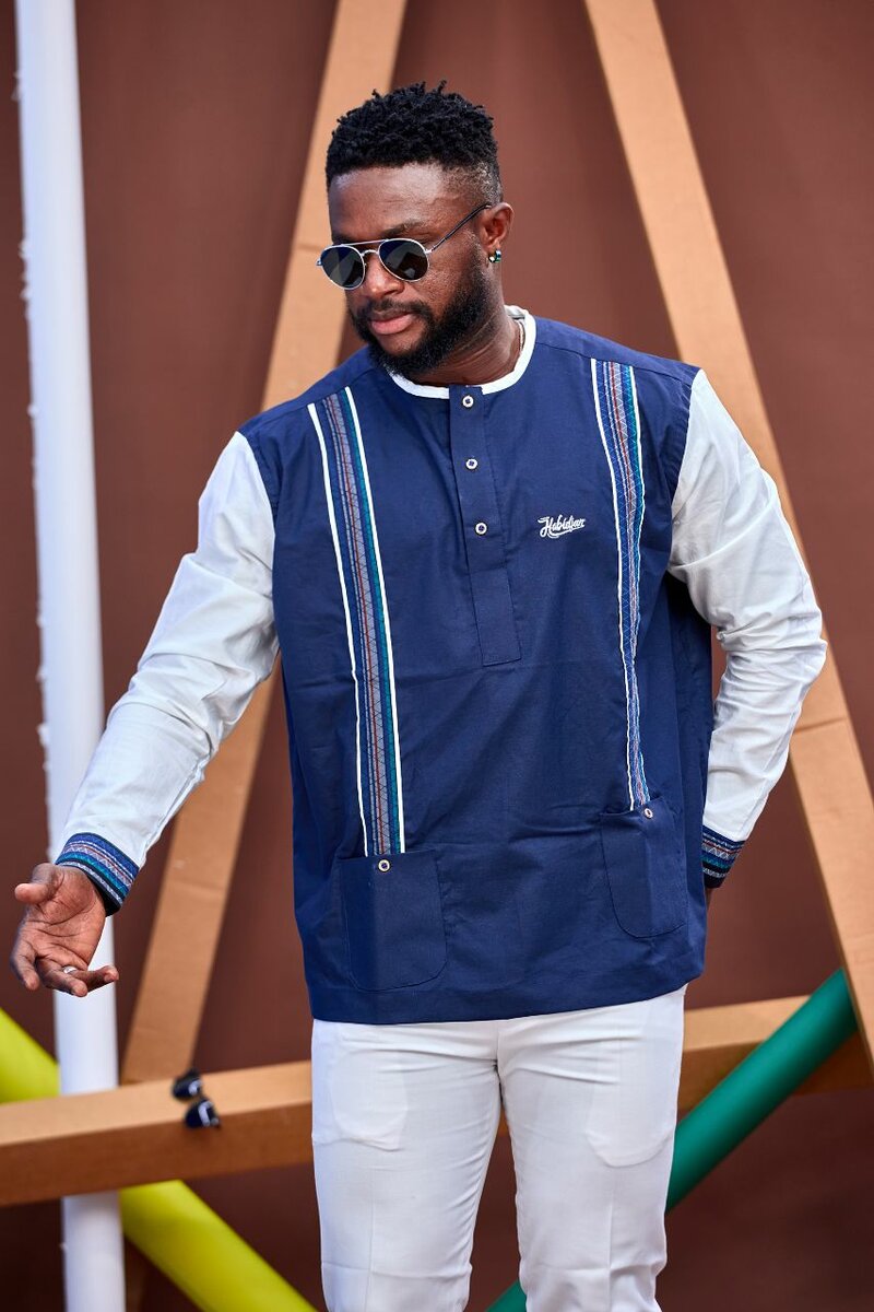 Veste Homme Élégante Bleu