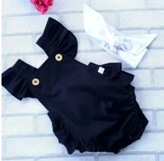 Romper Bunda ( Fabric Linen ) ( Size 03-To 2Yrs)