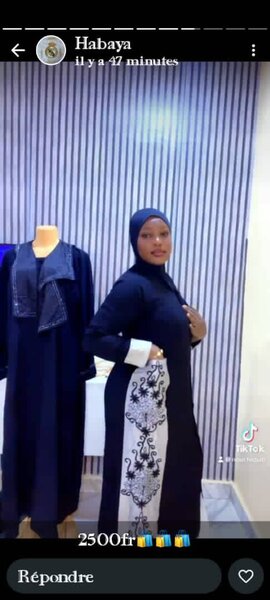 Robe Abaya Élégante