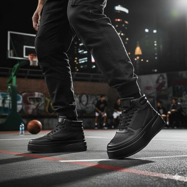 Sneakers montantes noires