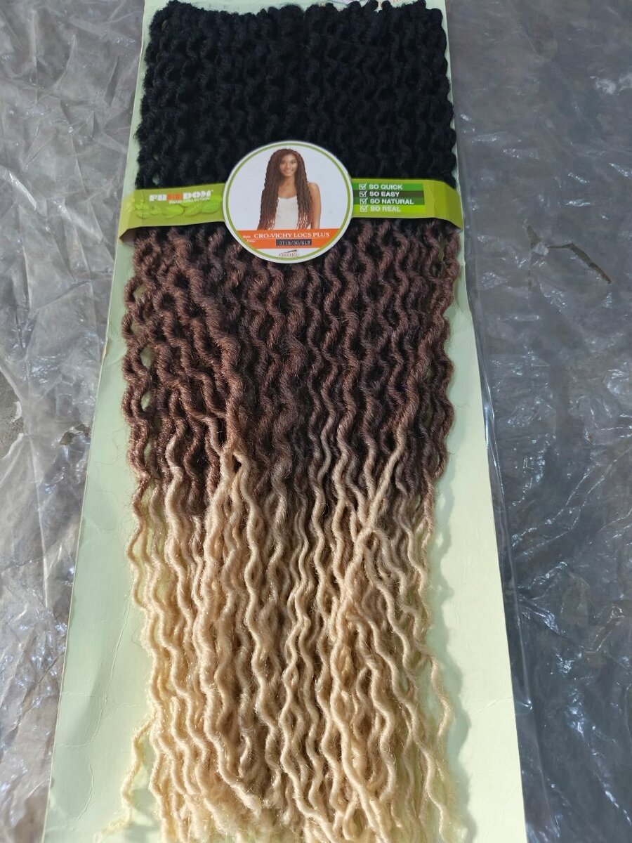 Tresses en crochet élégantes