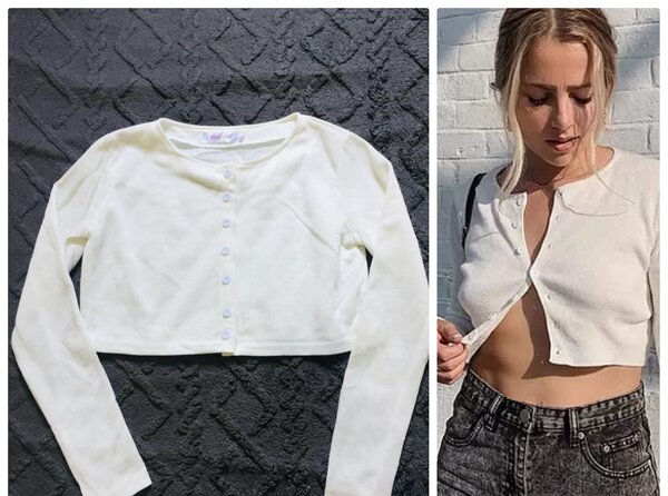 Salaula crop tops and tops