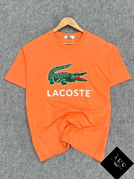 T-shirt orange Lacoste