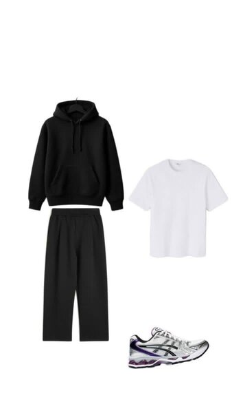 Ensemble décontracté mixte