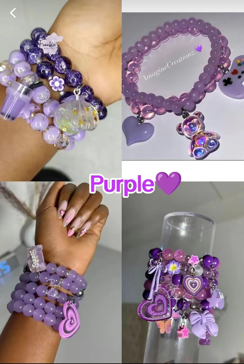 Bracelets en perles charmantes