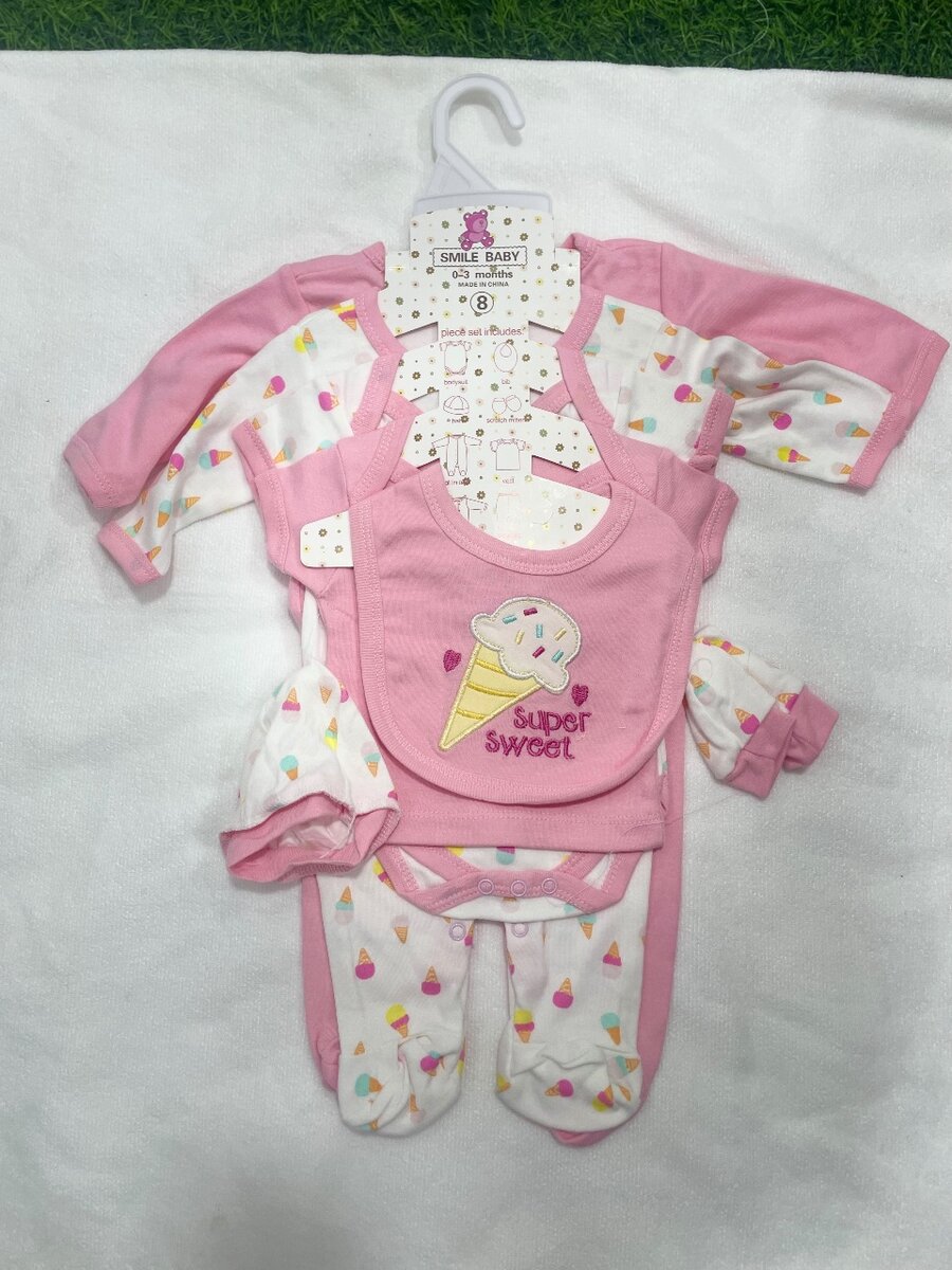 Set de vêtements bébé unisexe
