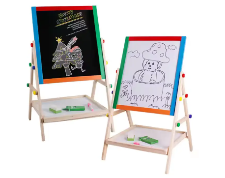 Multifunctional Wooden Easel Board / 3years+