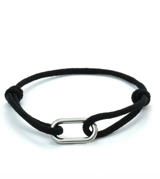 Bracelet à boucles inoxydable