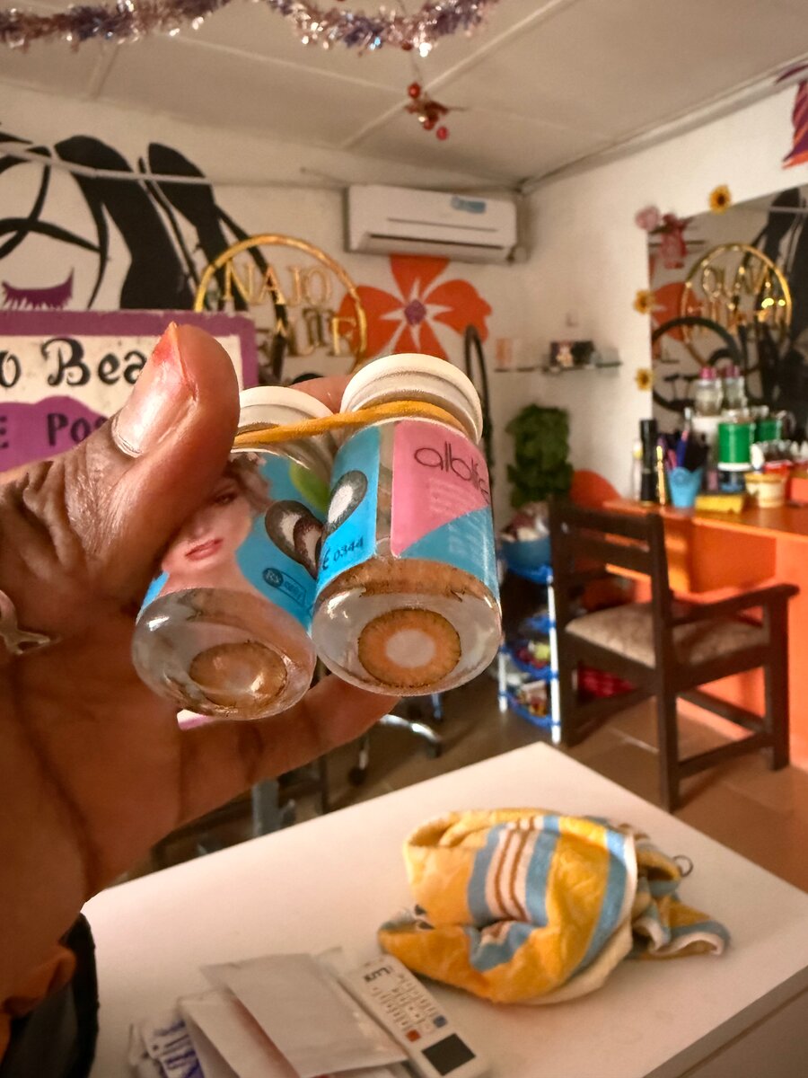 Lentilles de contact colorées