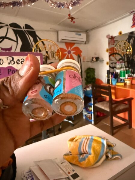 Lentilles de contact colorées