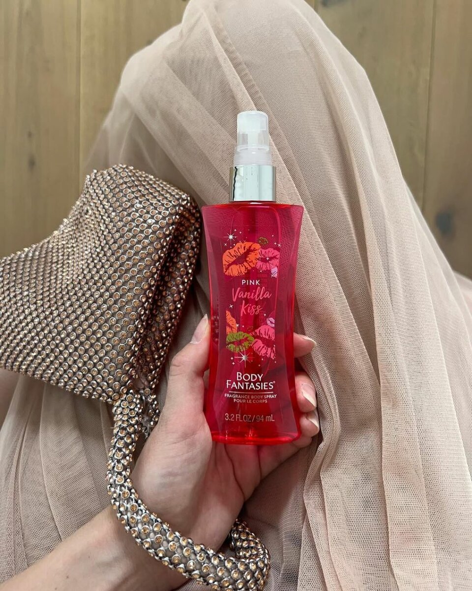 Body fantasies fragrance mist pink vanilla kiss 236ml