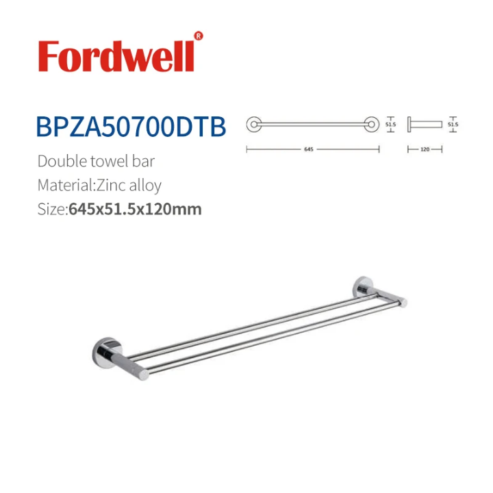 Barre Porte-Serviettes Double