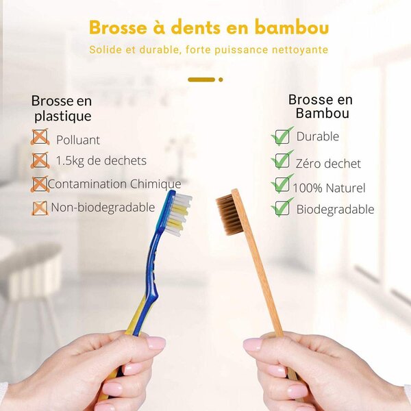 Brosses à dents en bambou