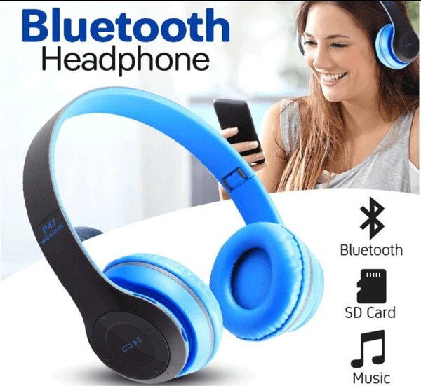 P47 Wirless Rechargeable Headphones