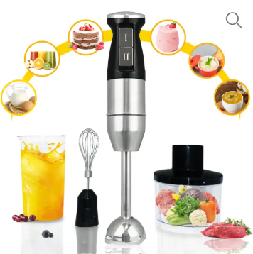4 in1 Rechargeable Hand Blender Stick Mixer Juice Extractor Grinder All In 1 Kitchen Tool