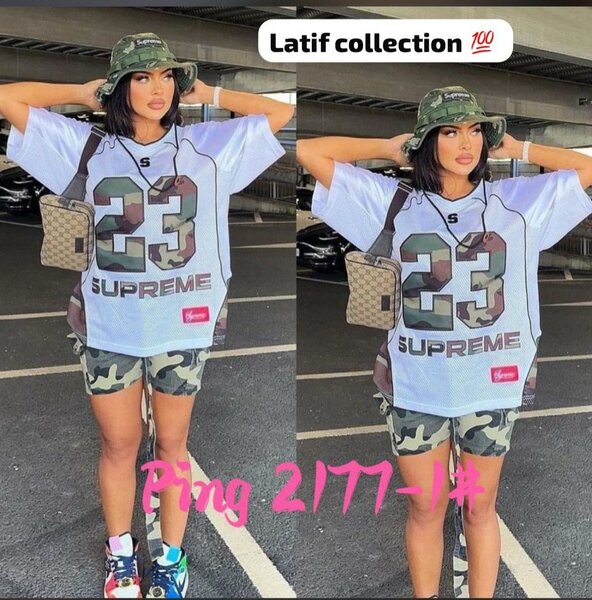 T-shirt et short sportifs