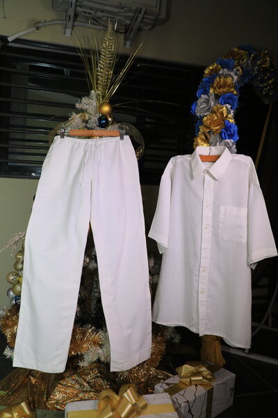 Ensemble lin hommes/femmes