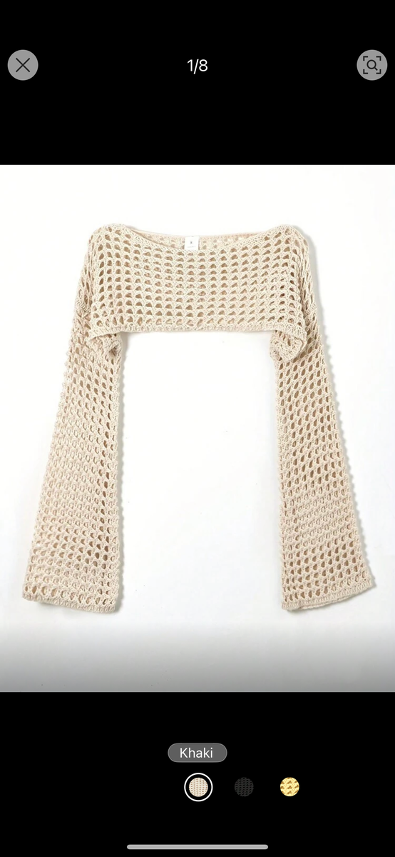 Pull maille crochet femme