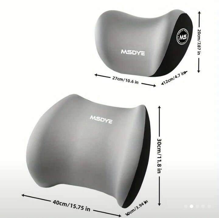 Car Headrest/Lumbar Support Car Neck rest Lumbar Cushion