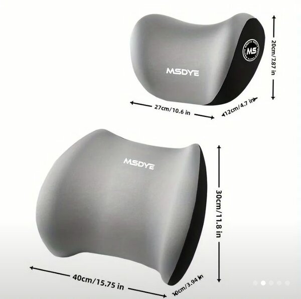 Car Headrest/Lumbar Support Car Neck rest Lumbar Cushion