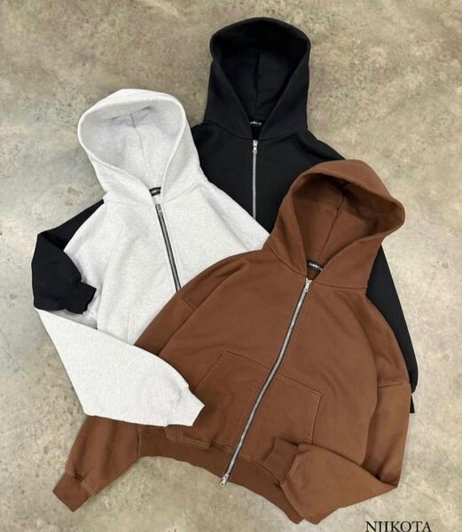 Sweat à capuche zippé tendance