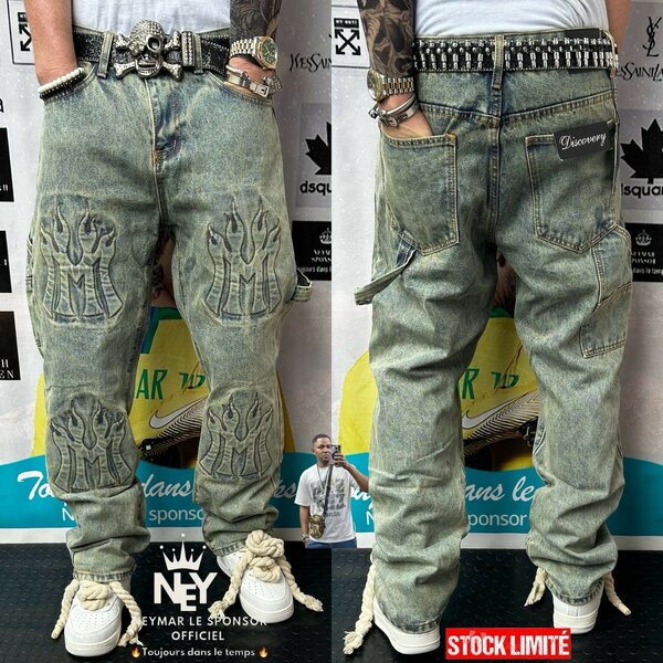 Jean homme style streetwear