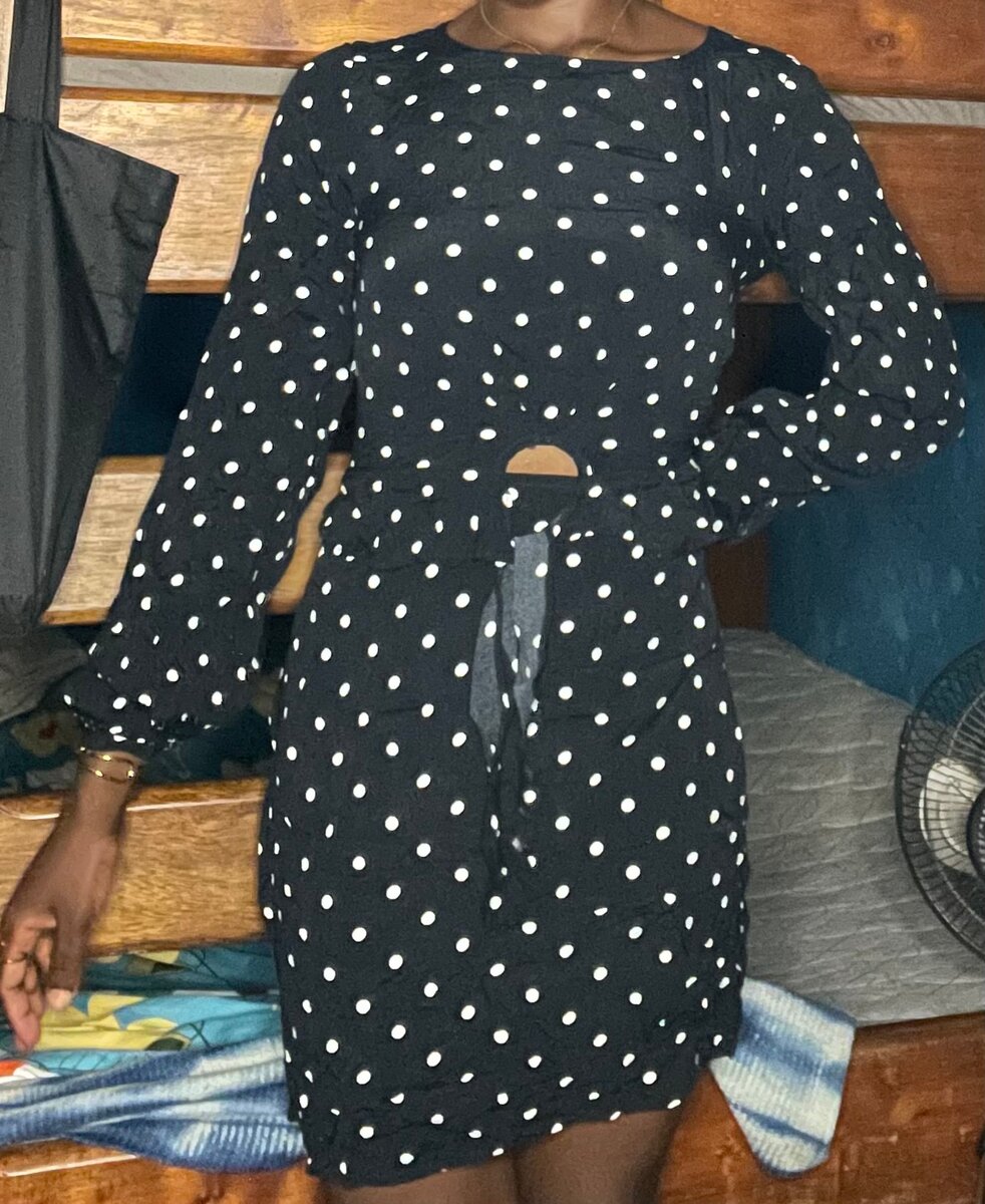 Robe à pois élégante