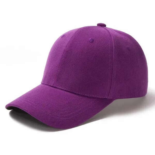 Casquette violette en coton