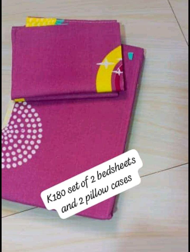 Bed linen set (2 sheets and 2 pillowcases)