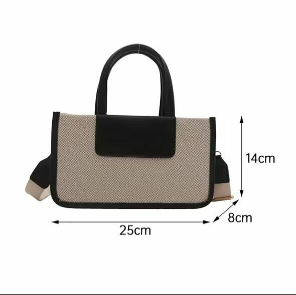 Sac à main en toile élégante