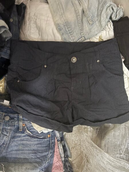 Shorts en jean et coton