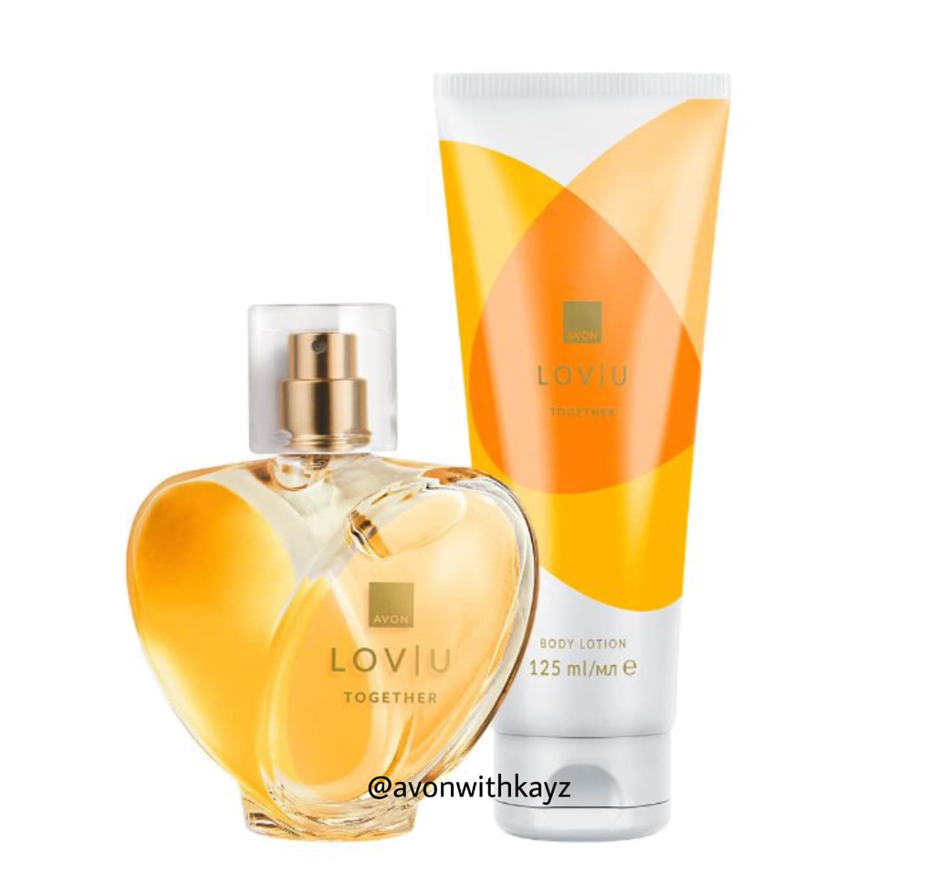 avon lov u together set