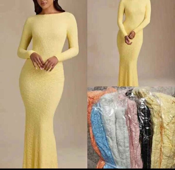 Robe Longue Évasée Élégante