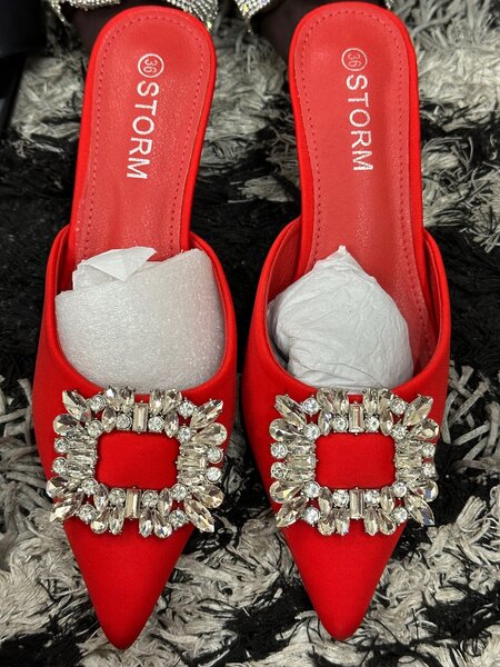 Storm red heels