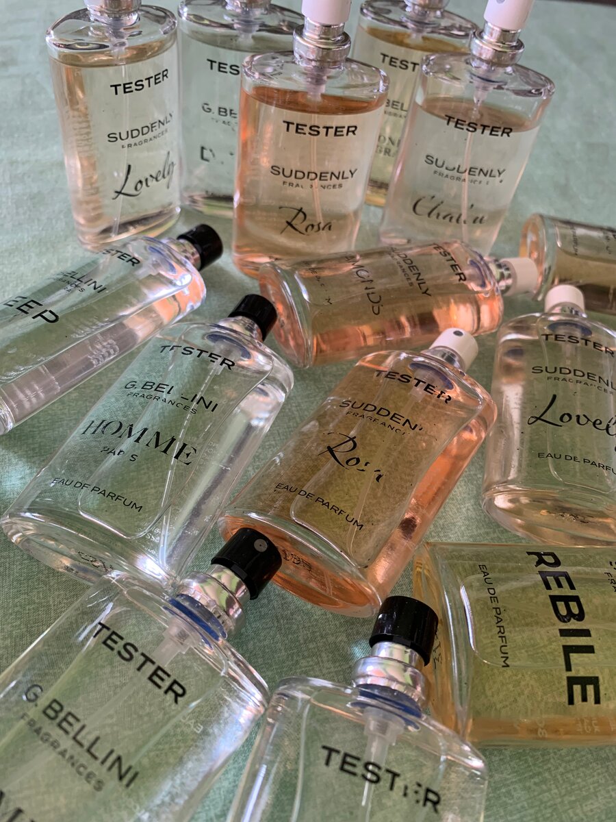 Testeurs Parfums Variés