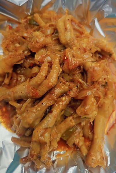 Patte de poulet sauter