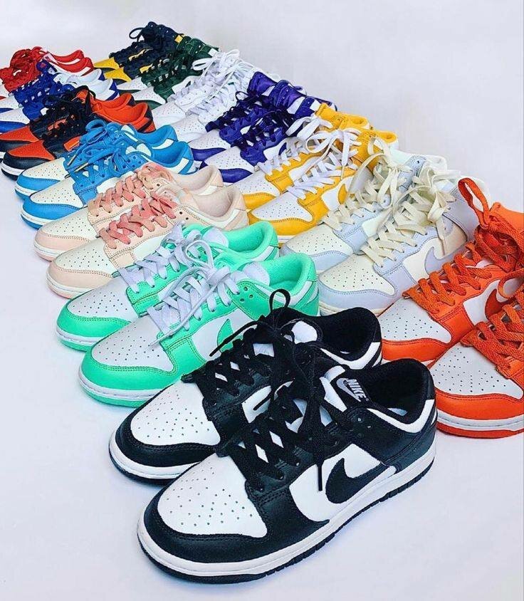 Sneakers colorés tendance unisexes