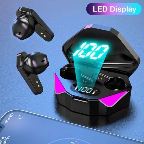 X15 Wireless Bluetooth BT5.1 Earphones Gaming Earbuds In-ear