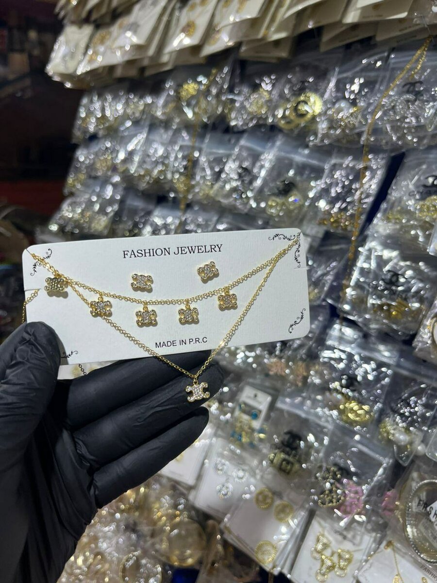 Chaîne en or et argent élégant