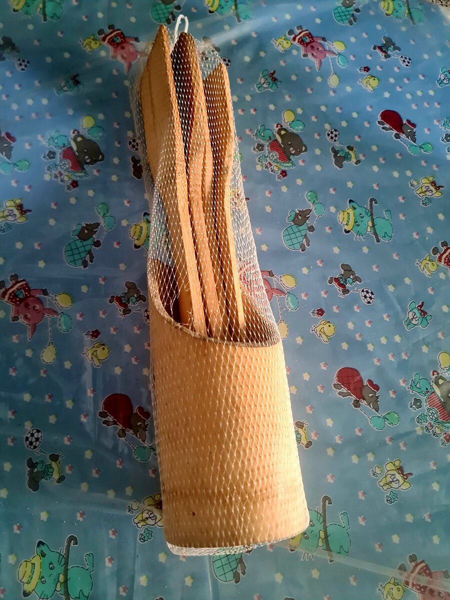 Set d'ustensiles en bambou