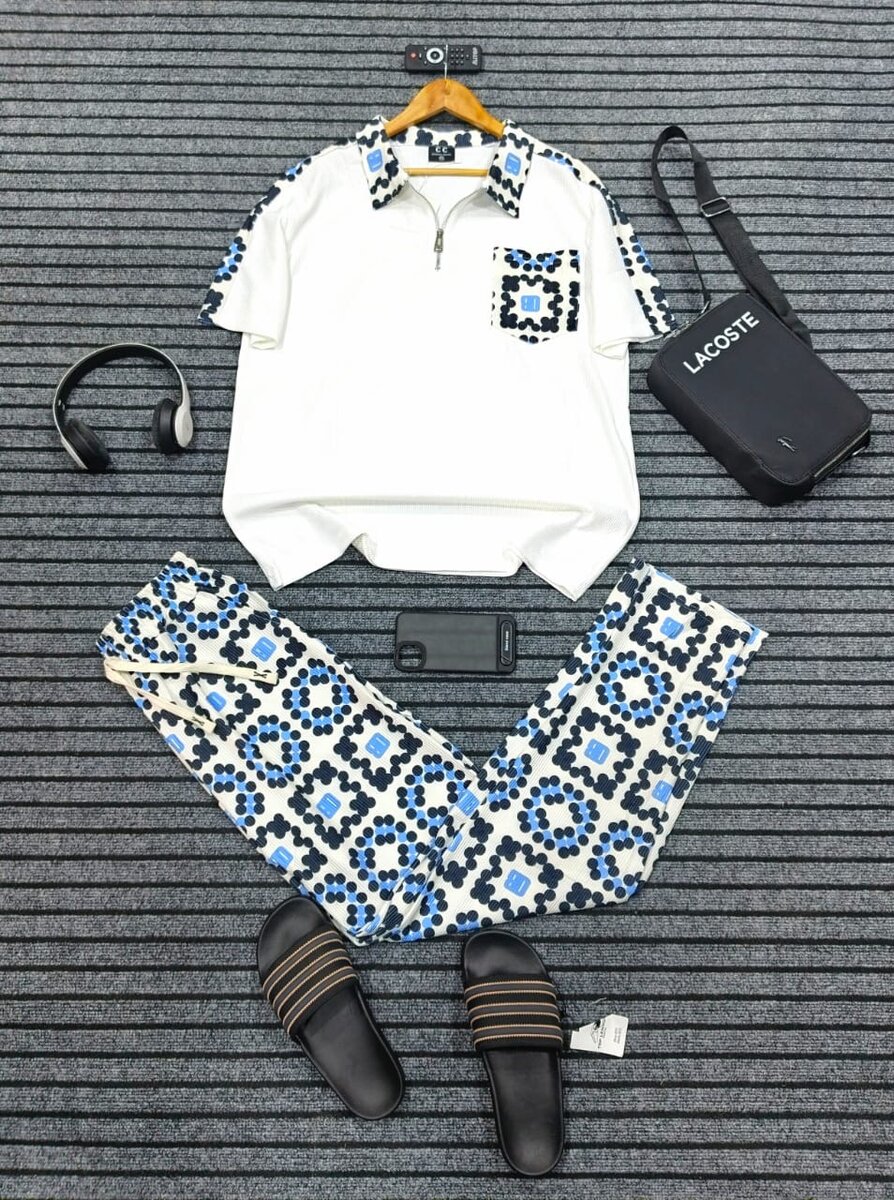 Ensemble décontracté motif floral