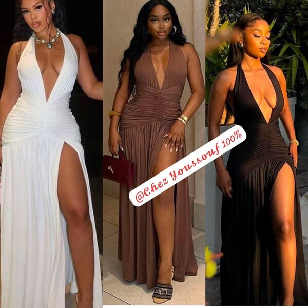 Robe élégante soirée femme