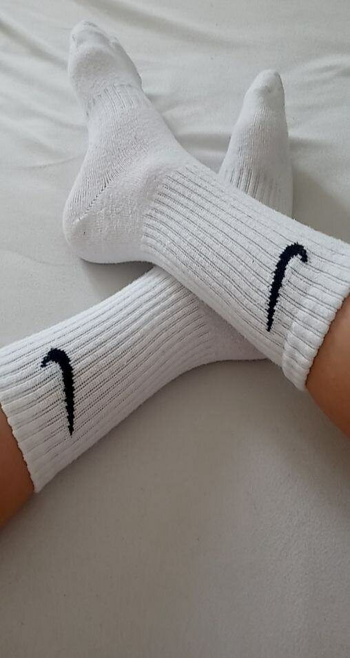 Chaussettes de sport blanches