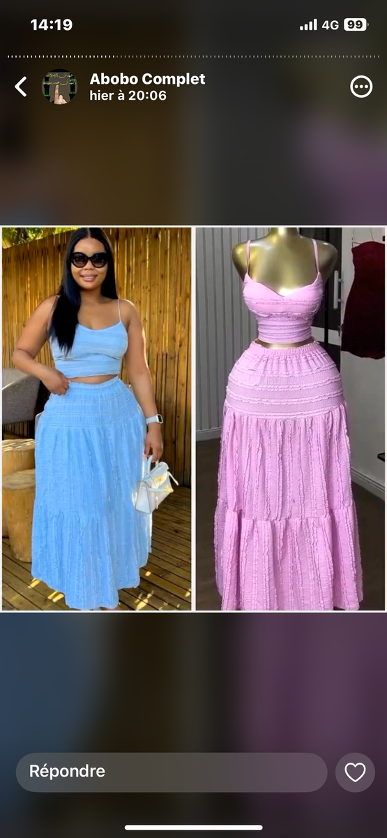 Robe longue rose élégante