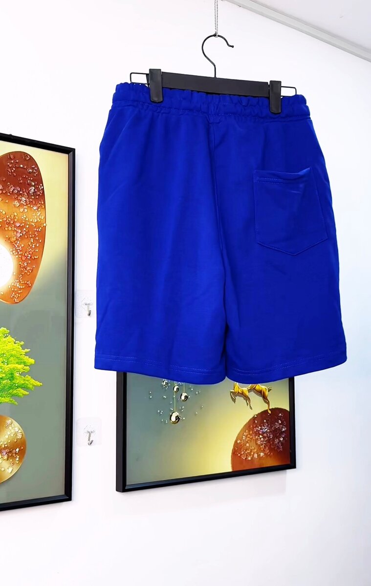 Shorts de sport bleus